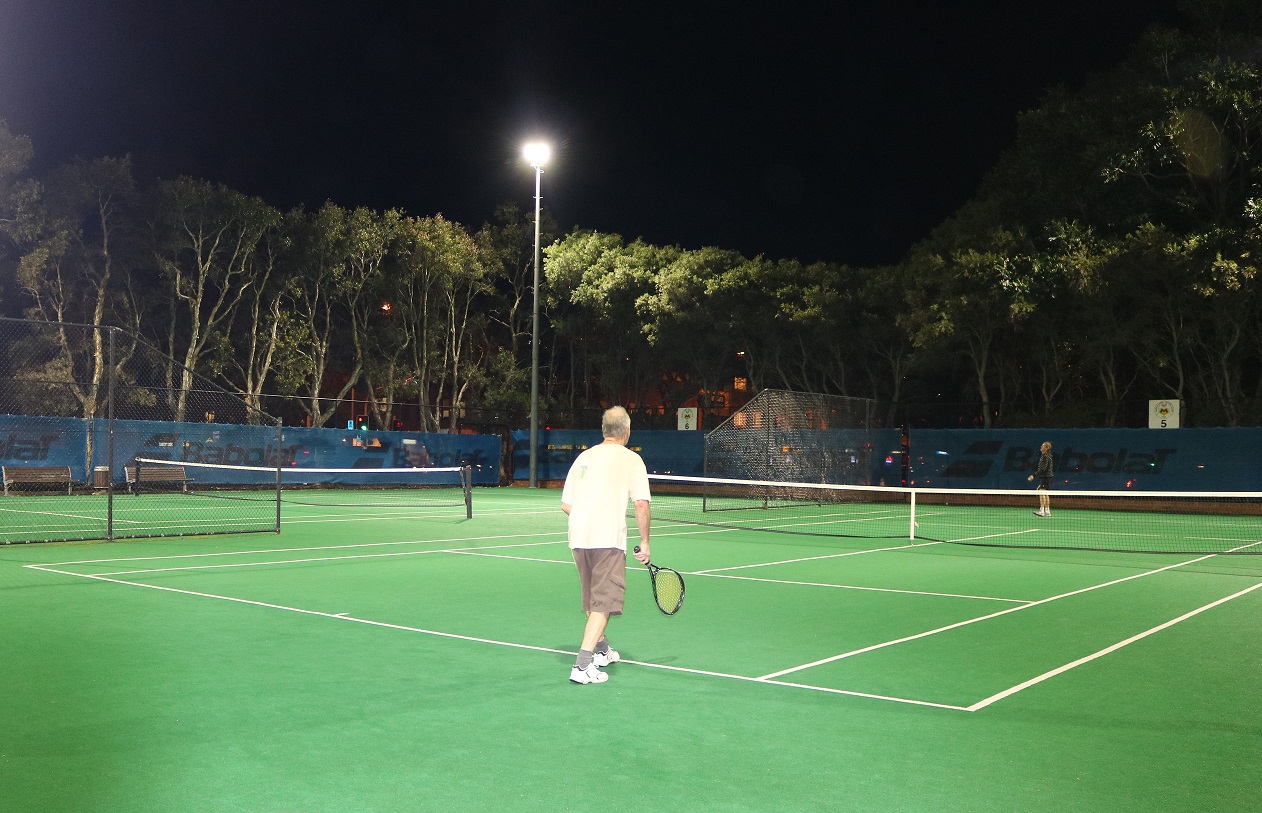 Manly Lawn Tennis court outdoor LED light