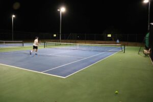 Shaw Pk Tennis court lights