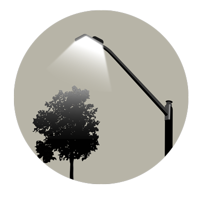 icon for street lighting button