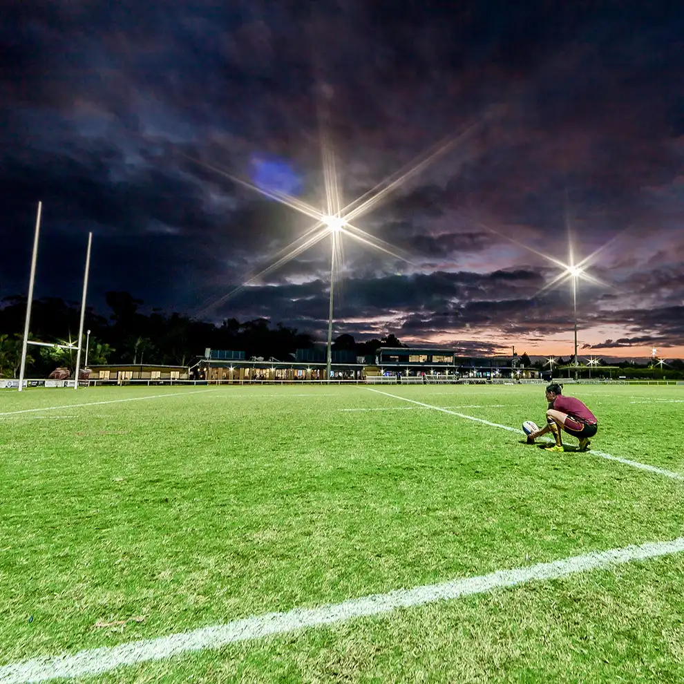NSW rugby sports field lights