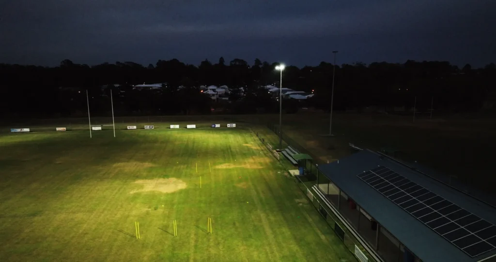 Holy Spirit Pine rugby field and Sports led light