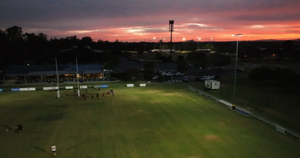 Holy Spirit Pine rugby field and Sports led light