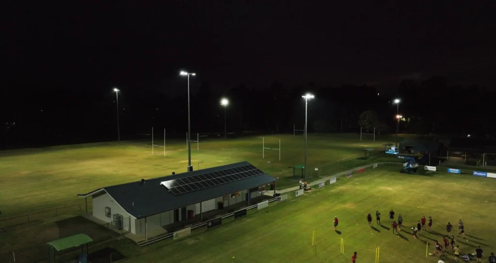 Holy Spirit Pine rugby field and Sports led light